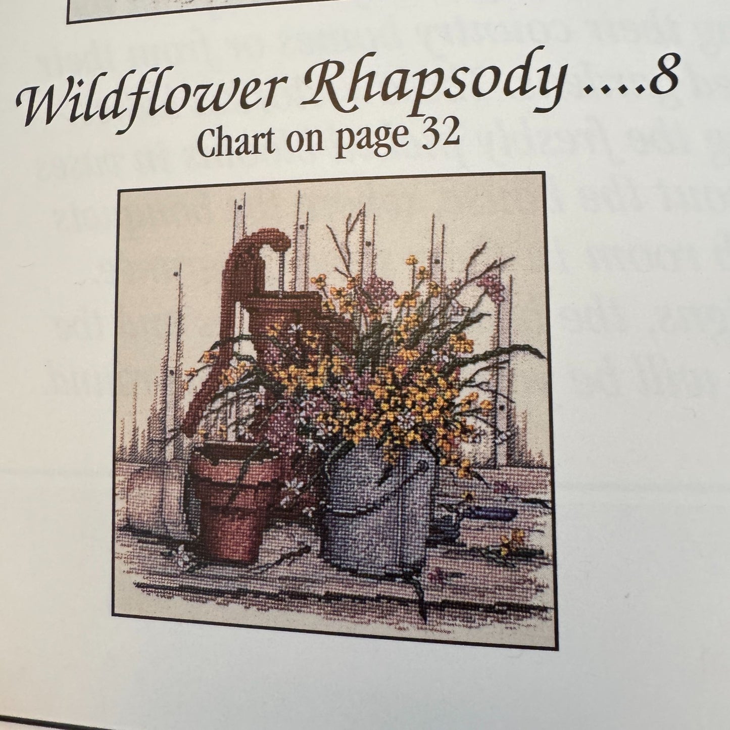 Leisure Arts Cross Stitch Patterns Paula Vaughan Bouquets Blossoms Book 63 2942