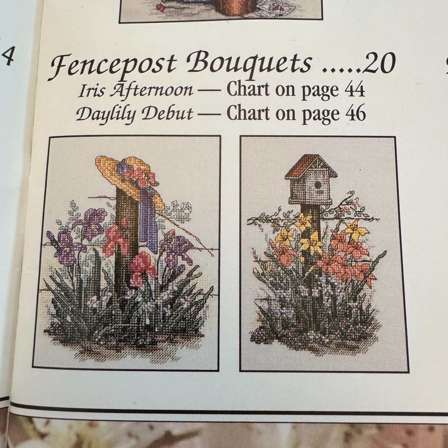 Leisure Arts Cross Stitch Patterns Paula Vaughan Bouquets Blossoms Book 63 2942