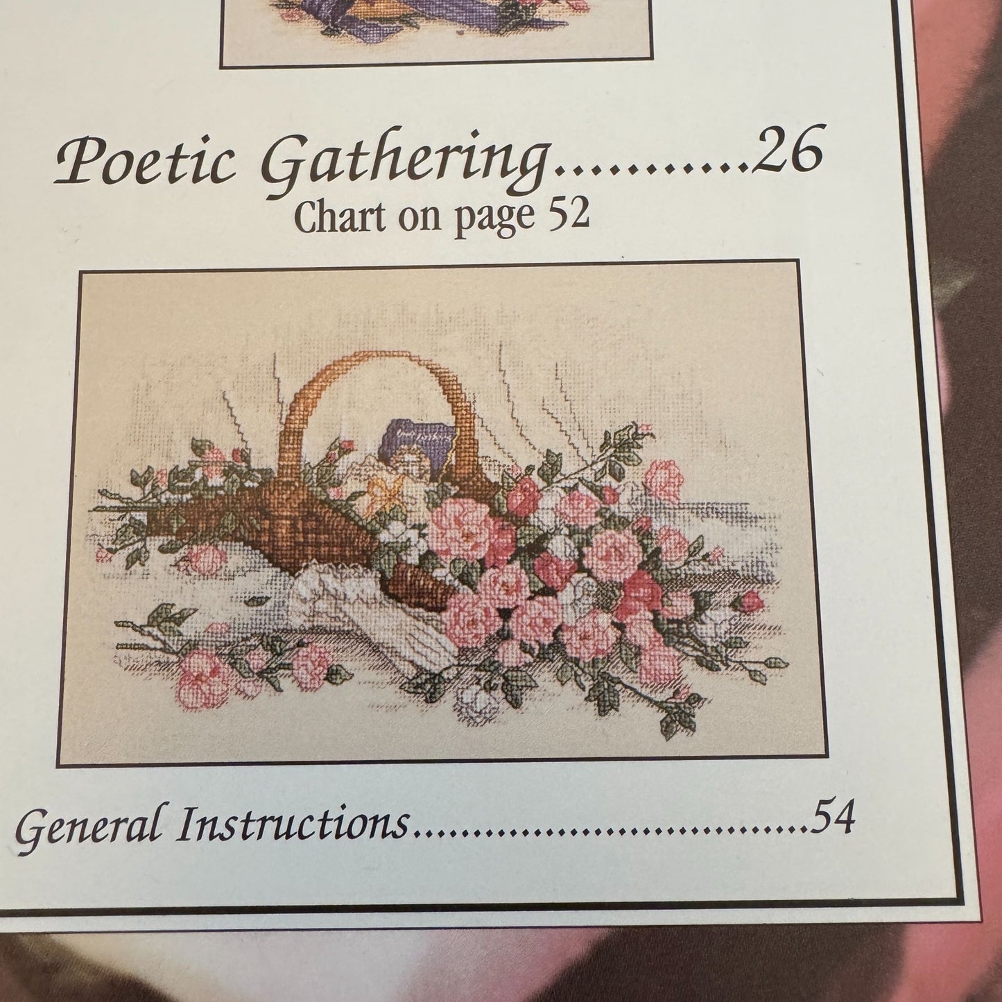 Leisure Arts Cross Stitch Patterns Paula Vaughan Bouquets Blossoms Book 63 2942