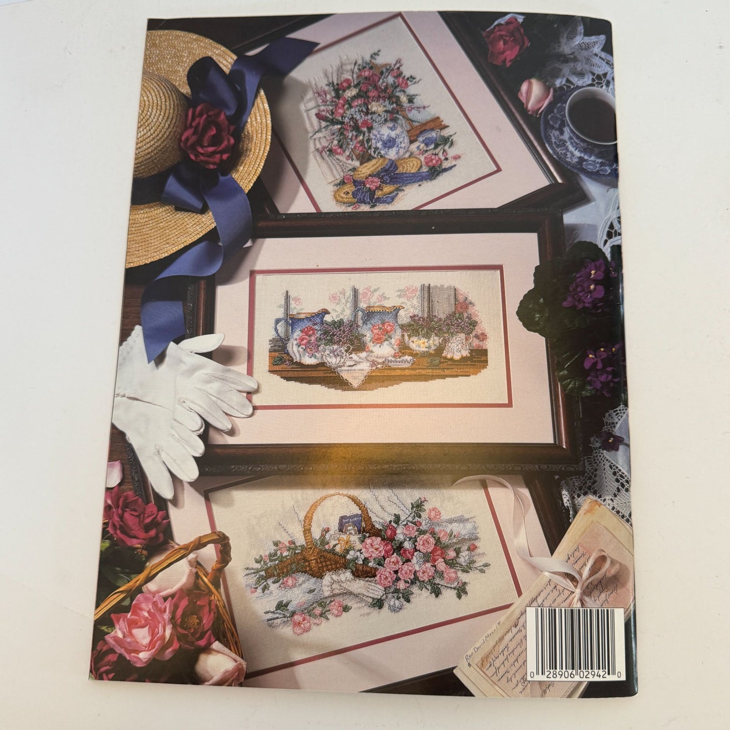 Leisure Arts Cross Stitch Patterns Paula Vaughan Bouquets Blossoms Book 63 2942