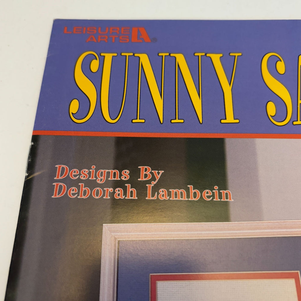 Leisure Arts Cross Stitch Patterns Leaflet 3046 Sunny Samplers Beehive Garden