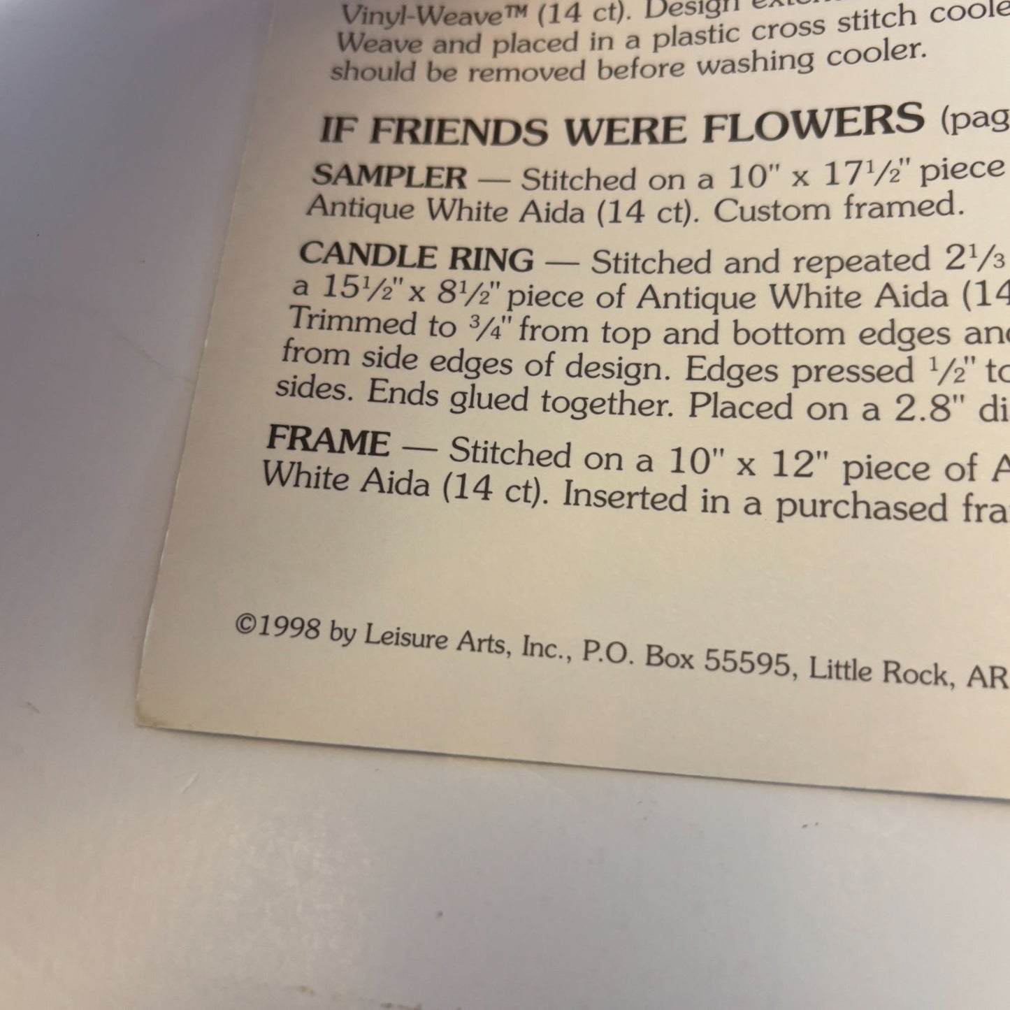 Leisure Arts Cross Stitch Patterns Leaflet 3046 Sunny Samplers Beehive Garden