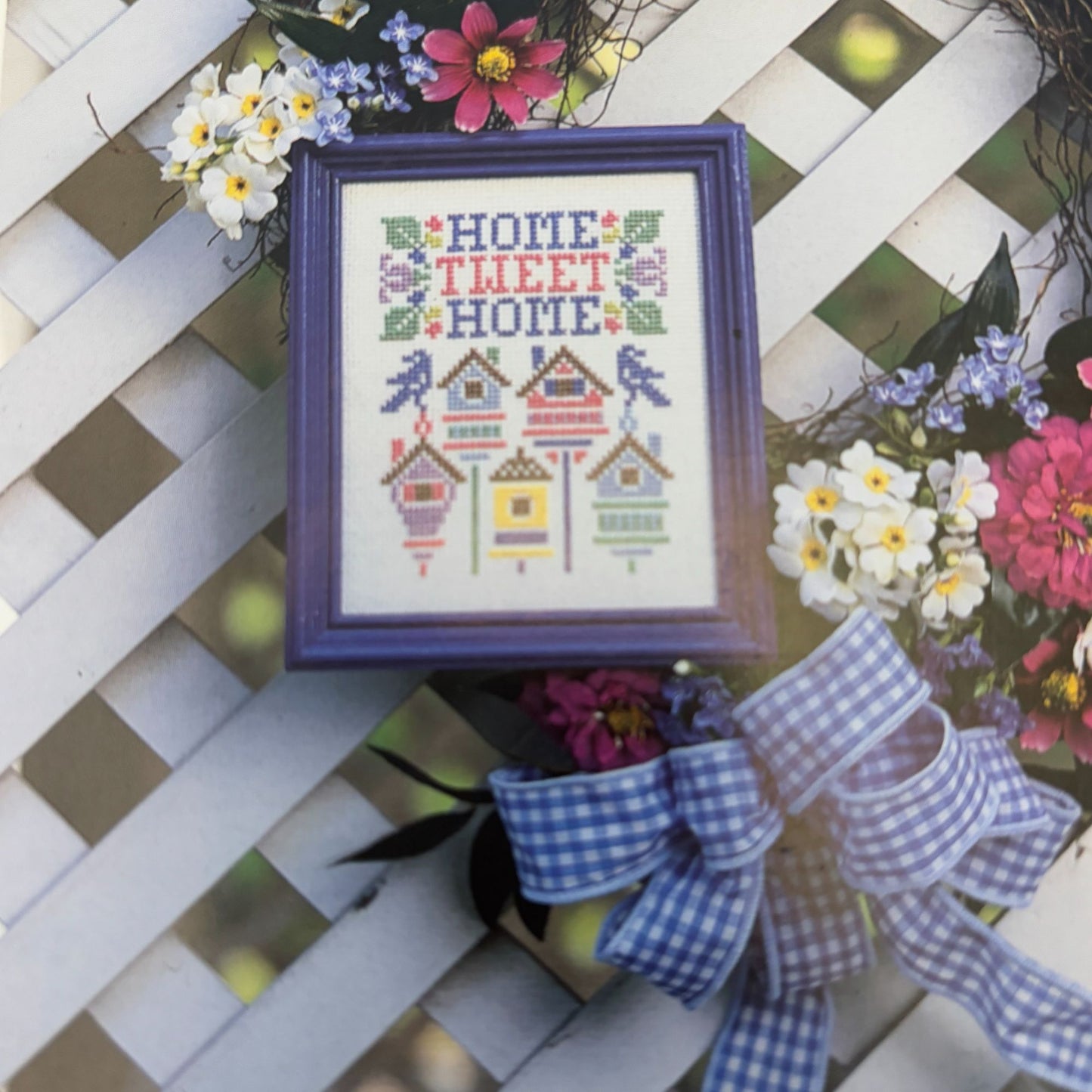 Leisure Arts Cross Stitch Patterns Leaflet 3046 Sunny Samplers Beehive Garden