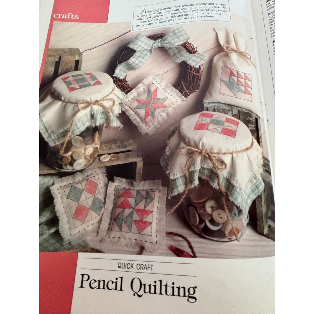 Leisure Arts The Magazine June 1991 Knitting Argyle Sweater Pattern Cross Stitch