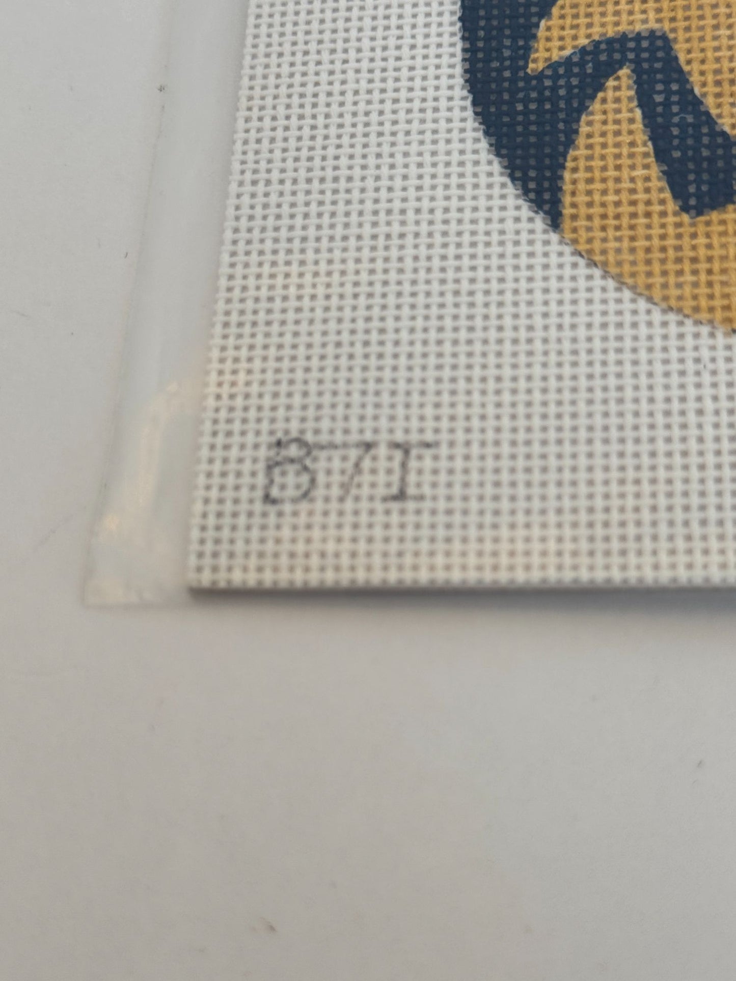 Jody Designs Needlepoint Canvas Christmas Ball Ornament Star 3.5 Inch