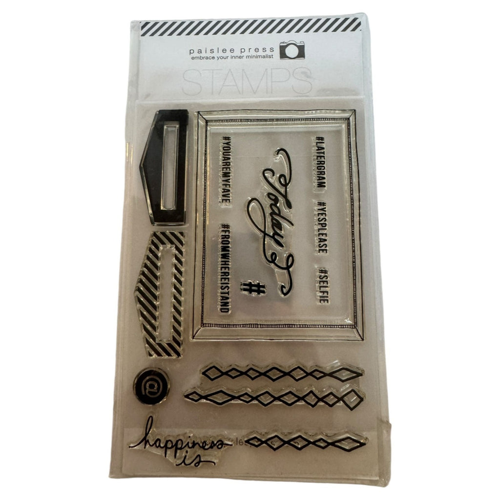 Paislee Press Clear Stamps Set Selfie You are my Fave Phrases Funny Humor Today