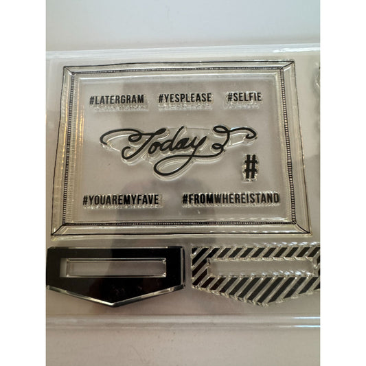 Paislee Press Clear Stamps Set Selfie You are my Fave Phrases Funny Humor Today