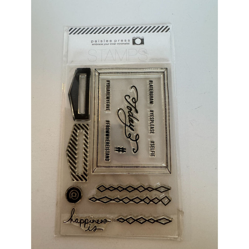 Paislee Press Clear Stamps Set Selfie You are my Fave Phrases Funny Humor Today