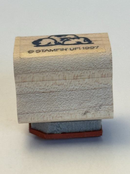 Stampin Up Rubber Stamp Rocks Rock Pile Landscape Scene Maker Nature Outdoors