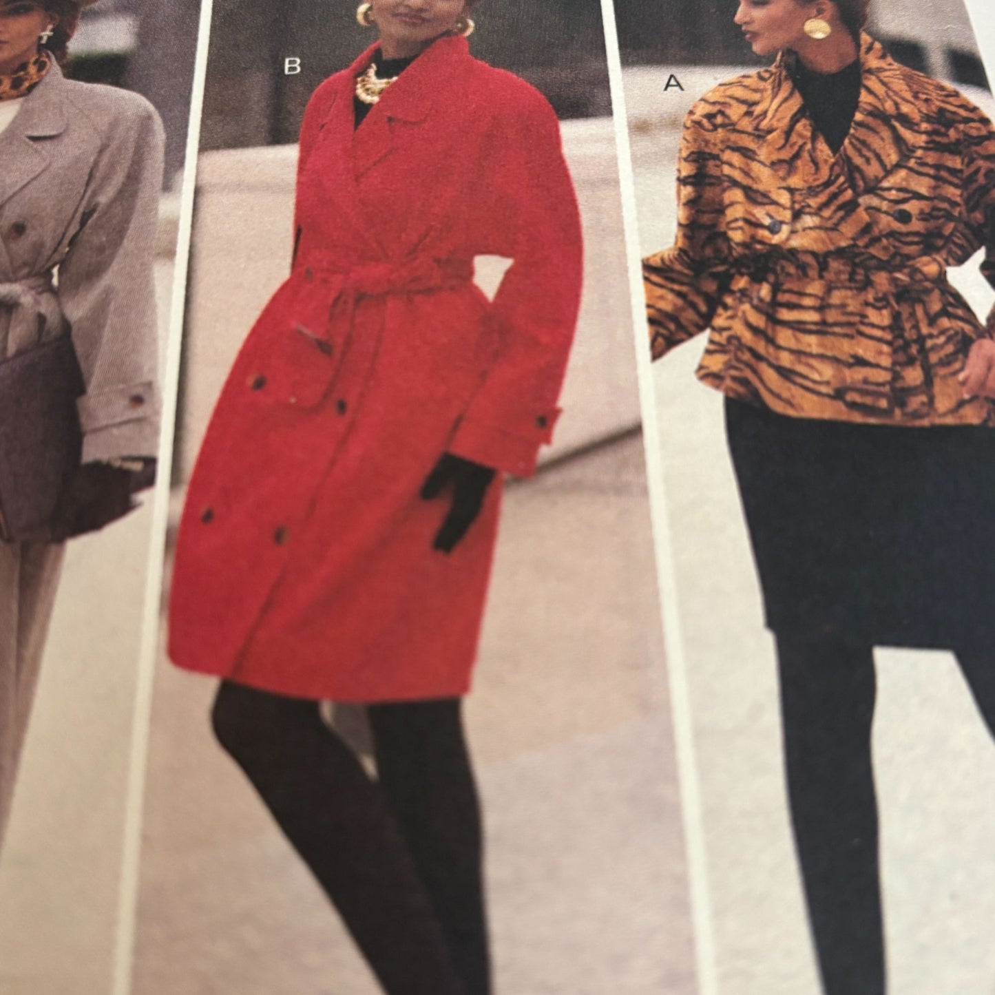 Butterick Sewing Pattern 6416 Coat 90s Power Suit Jacket Skirt Classic Tailored 18-22 Uncut
