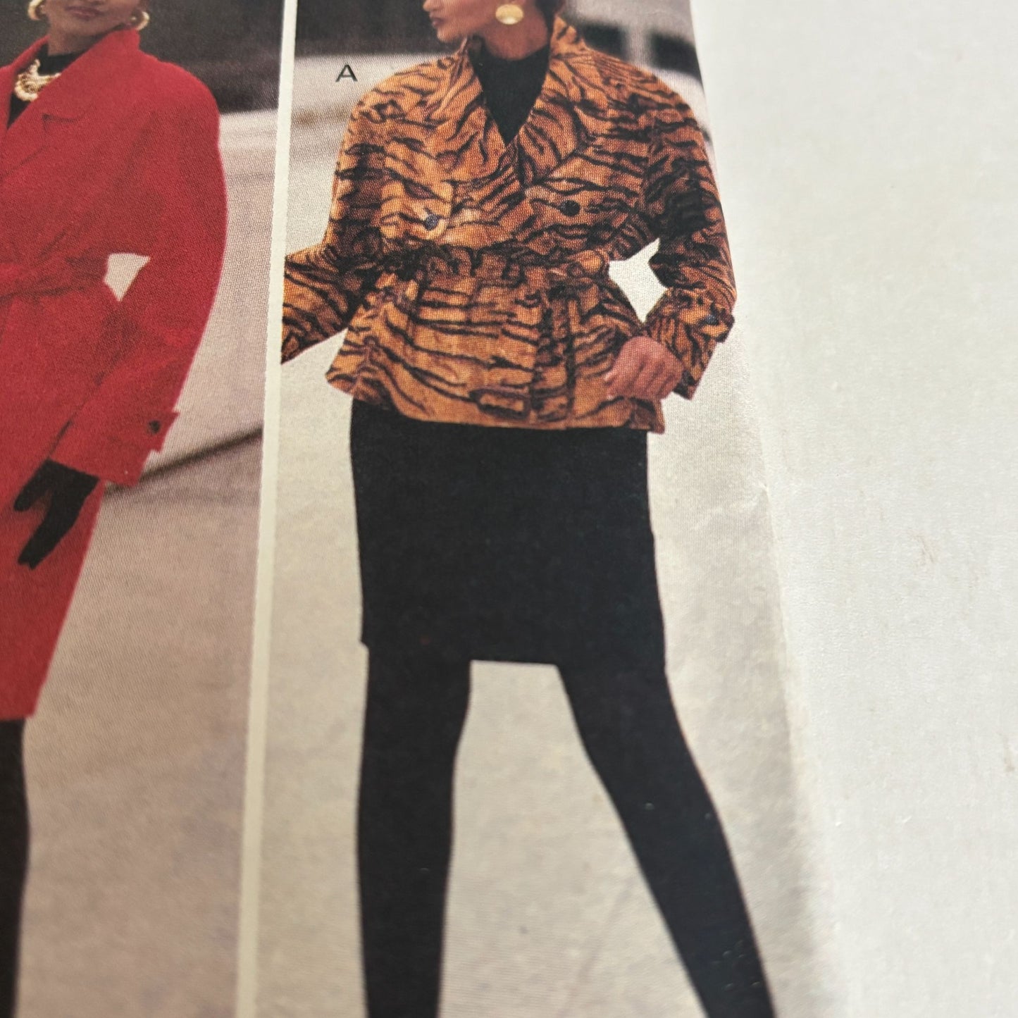 Butterick Sewing Pattern 6416 Coat 90s Power Suit Jacket Skirt Classic Tailored 18-22 Uncut