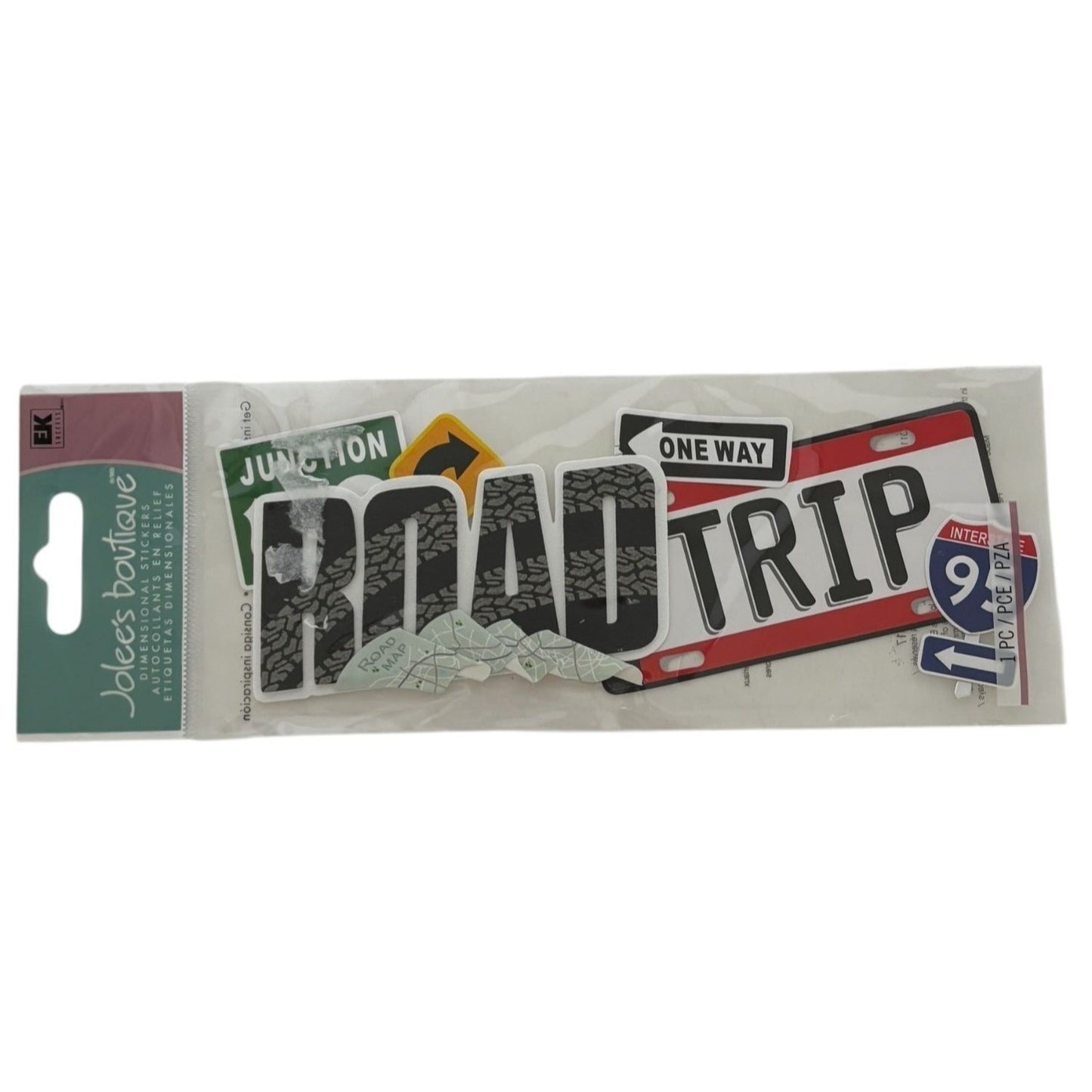 Jolees Boutique Road Trip Dimensional Sticker Travel Scrapbooking EK Success