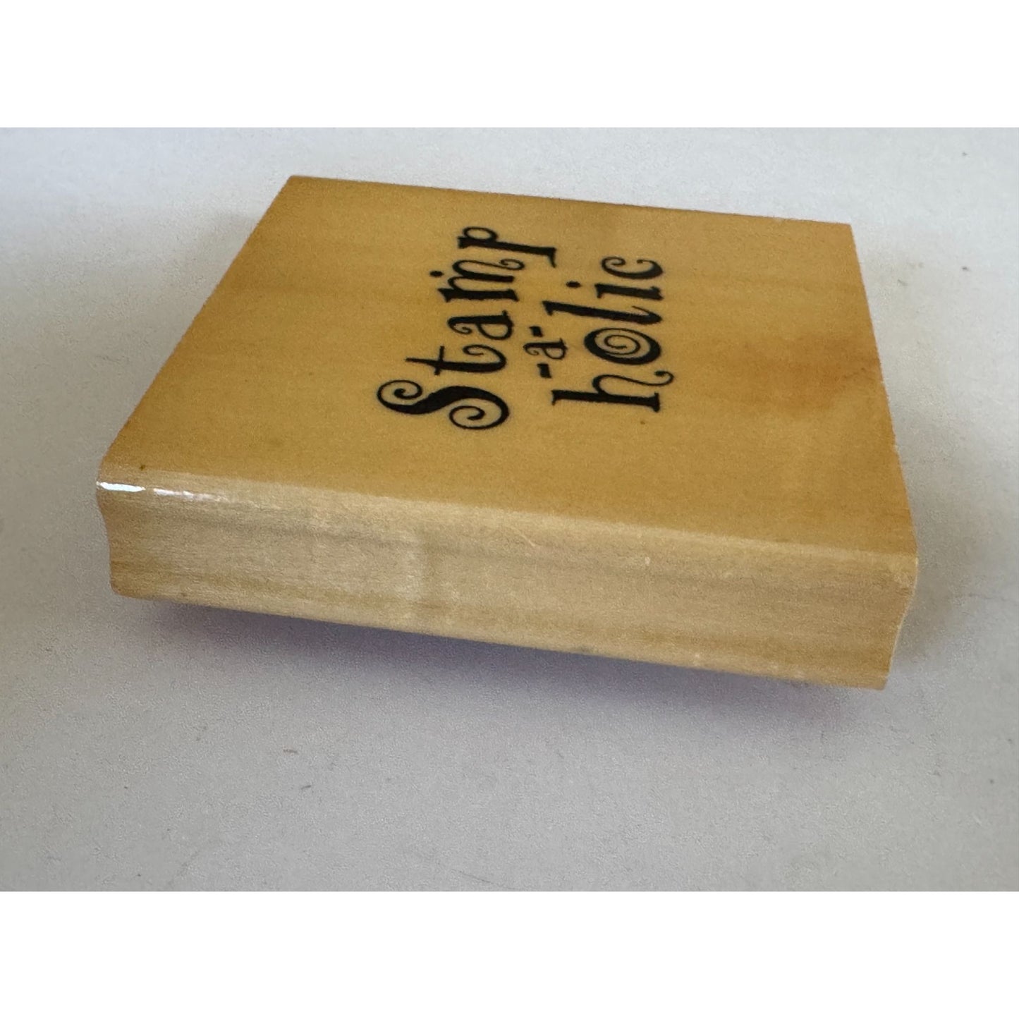 Anitas Rubber Stamp Stamp-A-Holic  Stamping Hobby Crafting Tool Crafter Words