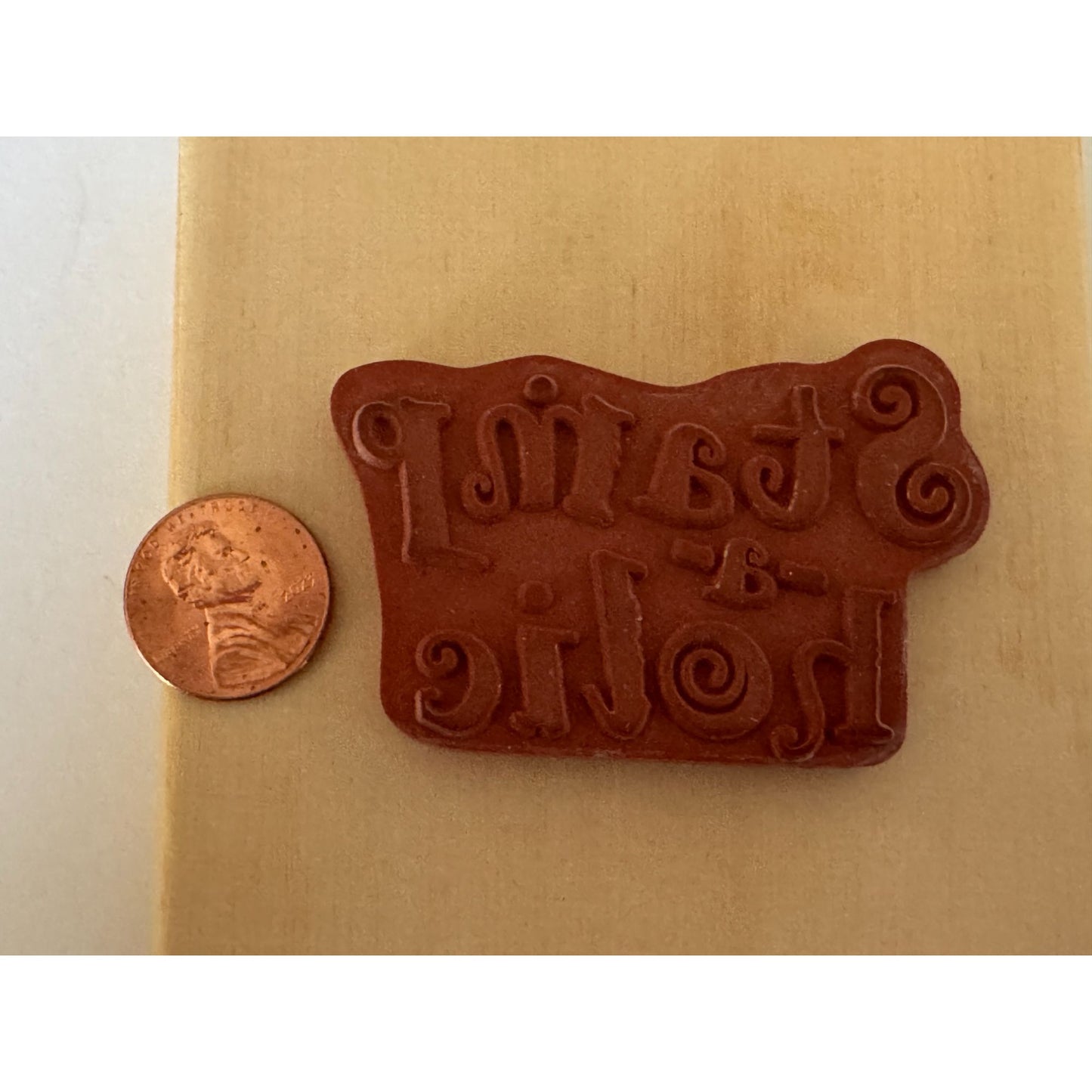 Anitas Rubber Stamp Stamp-A-Holic  Stamping Hobby Crafting Tool Crafter Words