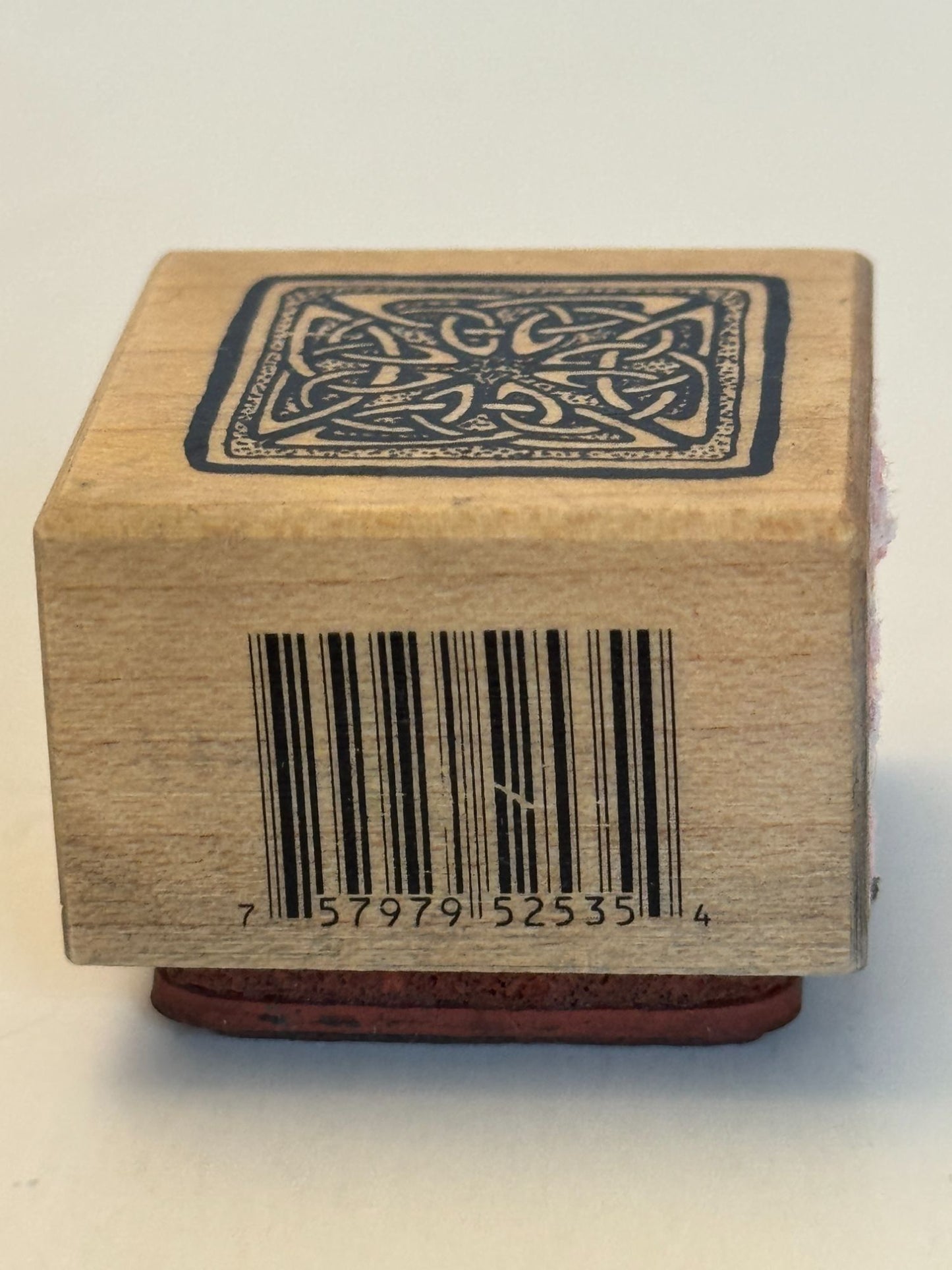 PSX Rubber Stamp Celtic Knot Square B-2449 Craft Card Making Irish Wood Mounted