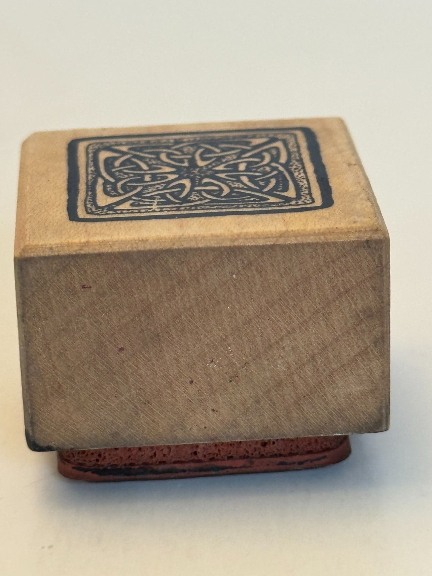 PSX Rubber Stamp Celtic Knot Square B-2449 Craft Card Making Irish Wood Mounted