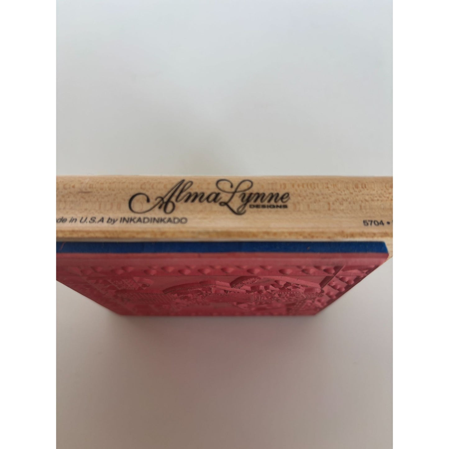 Inkadinkado Rubber Stamp Alma Lynne Summer Lady Beach Bag Cruise Summertime Sun