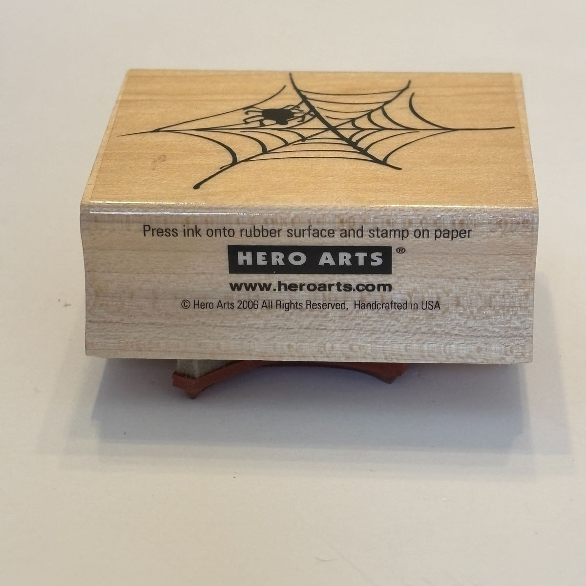 Hero Arts Rubber Stamp Spider Web Halloween Party Invitation Nature Spooky Card Making Fall