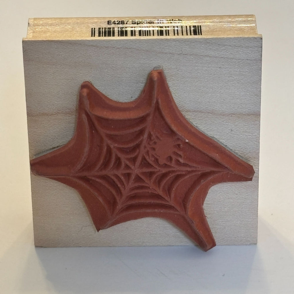 Hero Arts Rubber Stamp Spider Web Halloween Party Invitation Nature Spooky Card Making Fall