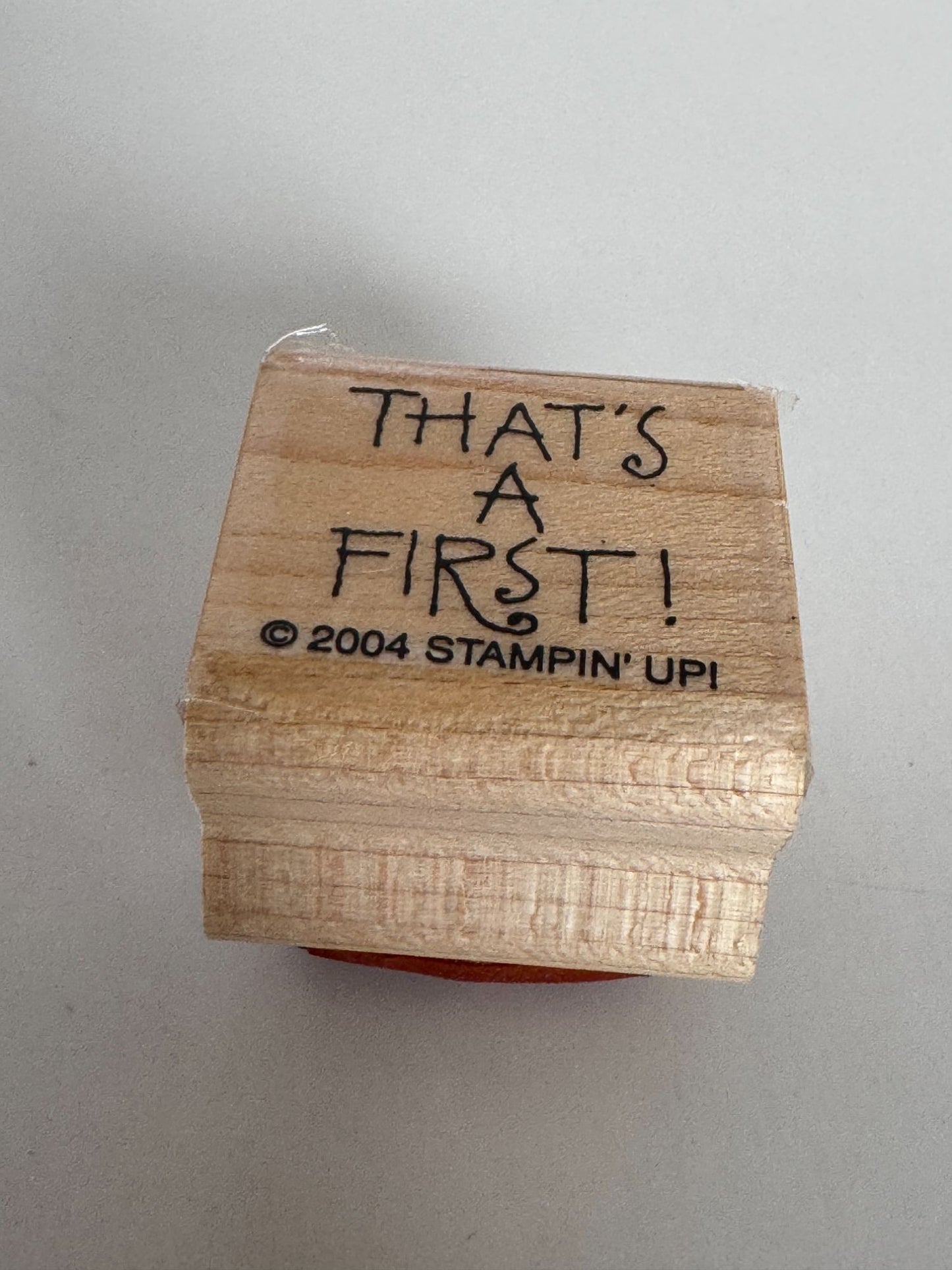 Stampin Up Rubber Stamps Thank You Card Making Words Speechless Funny Humor Art