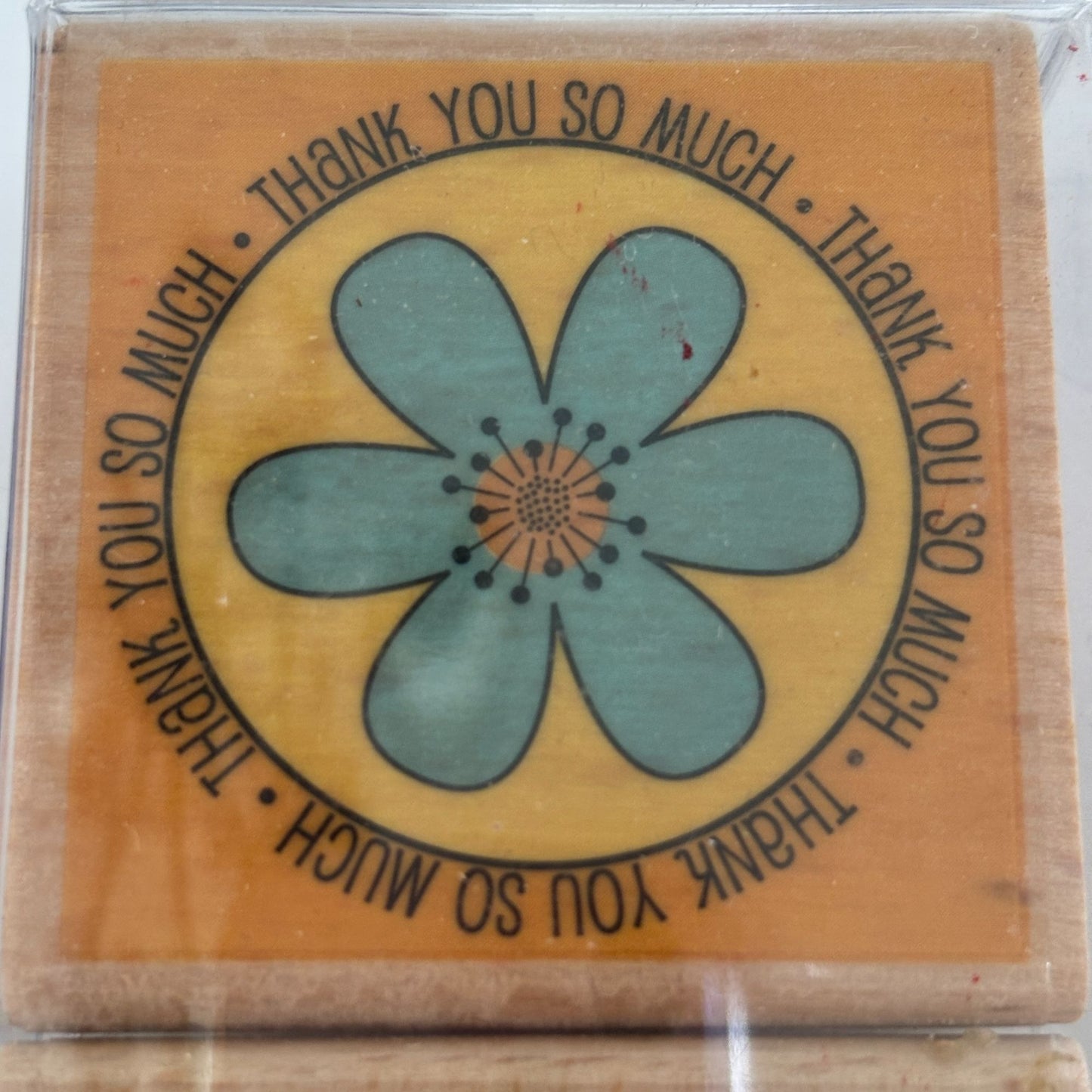 Thank You Rubber Stamp Set 5 Thank You Sentiments Cardmaking Merci Gracias Cardmaking Wood Mounted