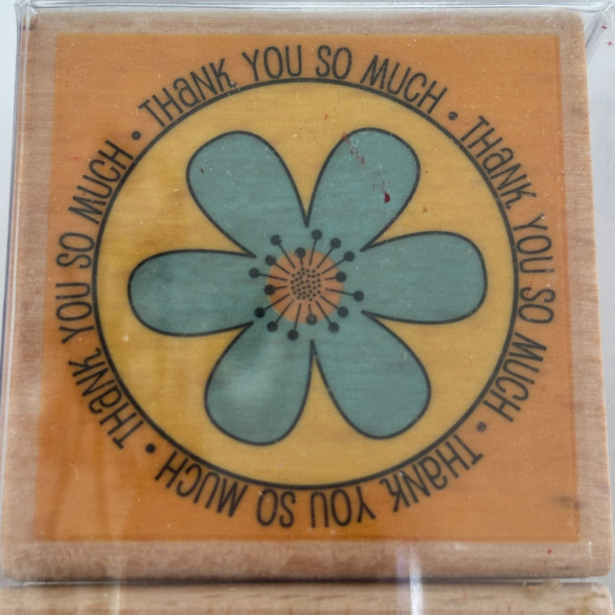 Thank You Rubber Stamp Set 5 Thank You Sentiments Cardmaking Merci Gracias Cardmaking Wood Mounted