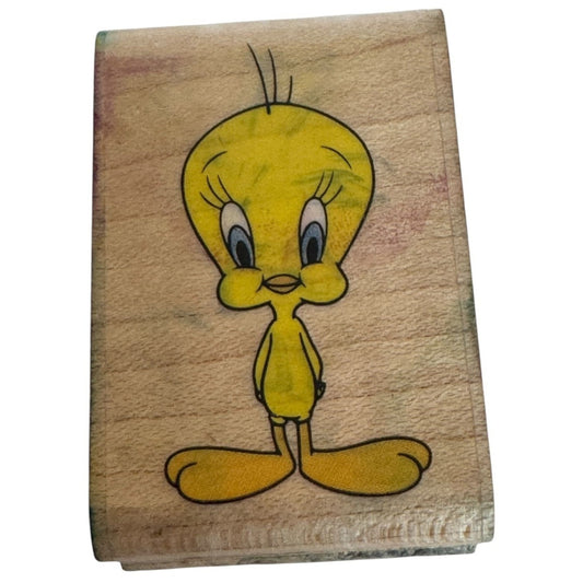 Rubber Stampede Rubber Stamp Looney Tunes Tweety Bird Smile Cartoon Card Making