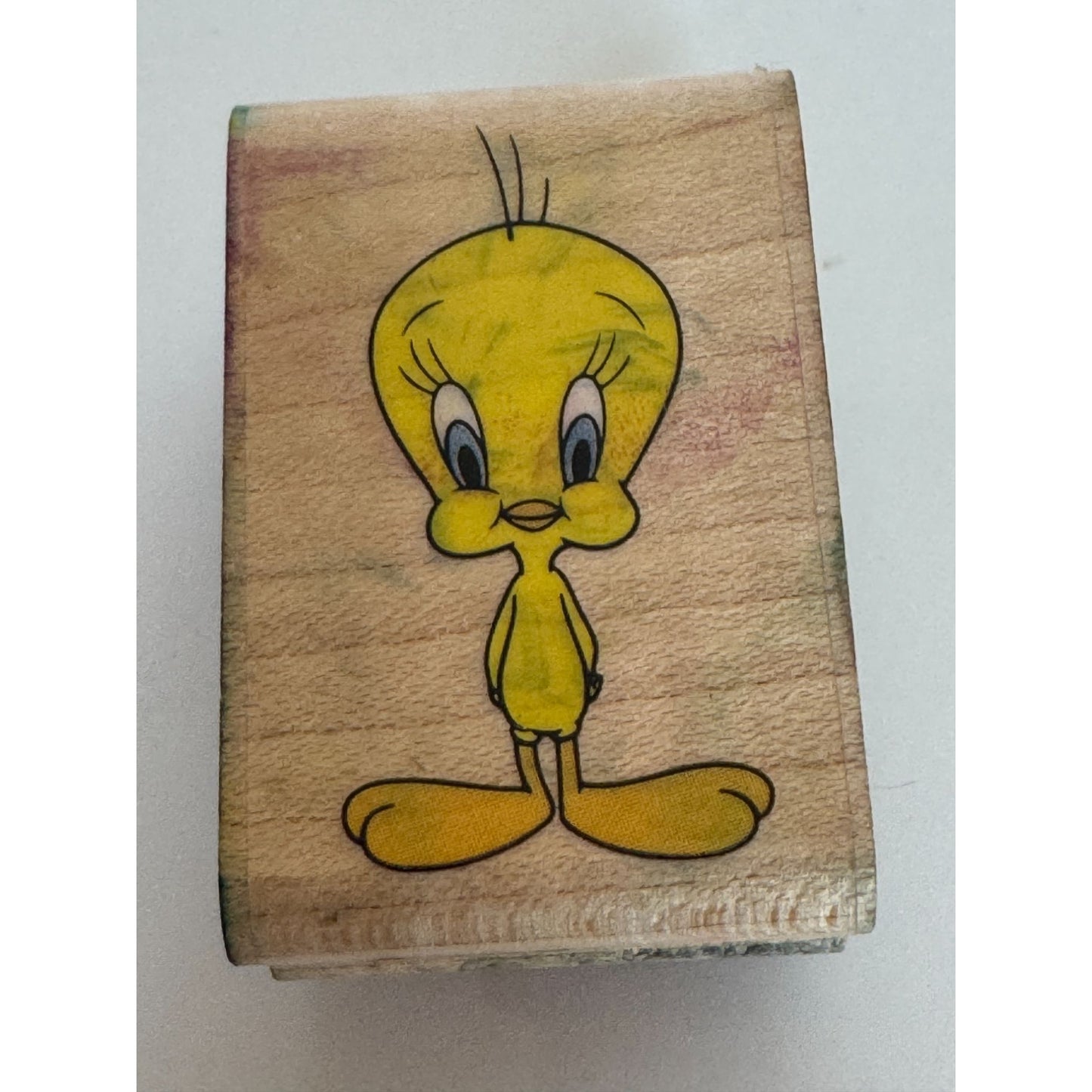 Rubber Stampede Rubber Stamp Looney Tunes Tweety Bird Smile Cartoon Card Making