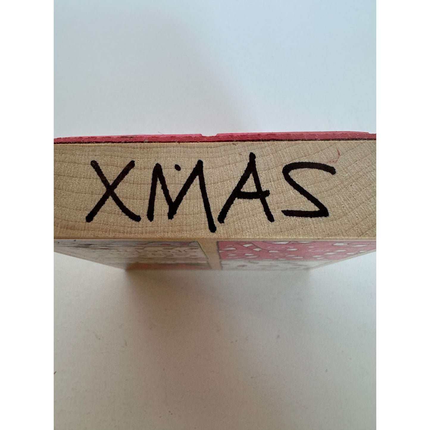 Stamps Happen Rubber Stamp Christmas Squares Seasons Greetings Candy Paula Best