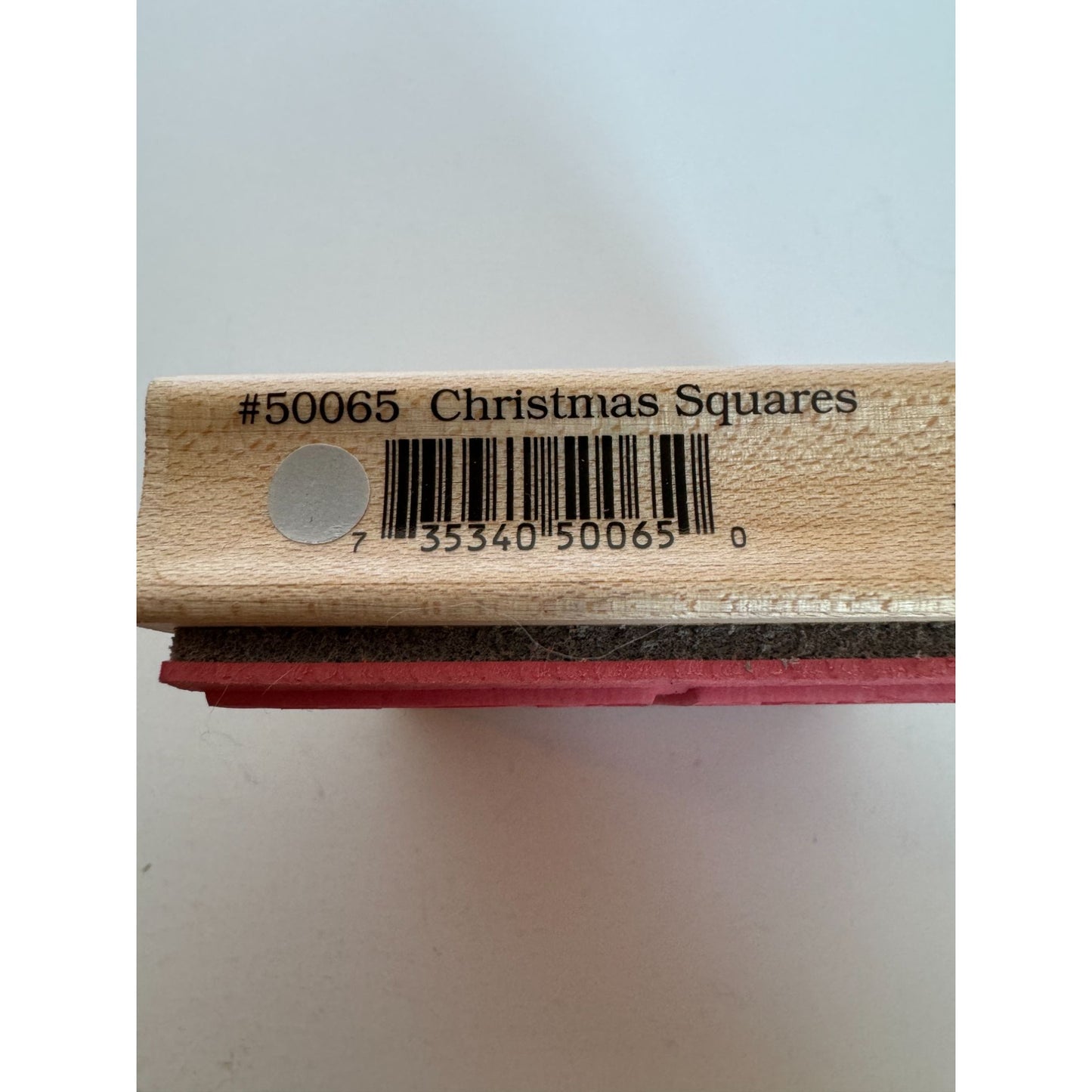 Stamps Happen Rubber Stamp Christmas Squares Seasons Greetings Candy Paula Best