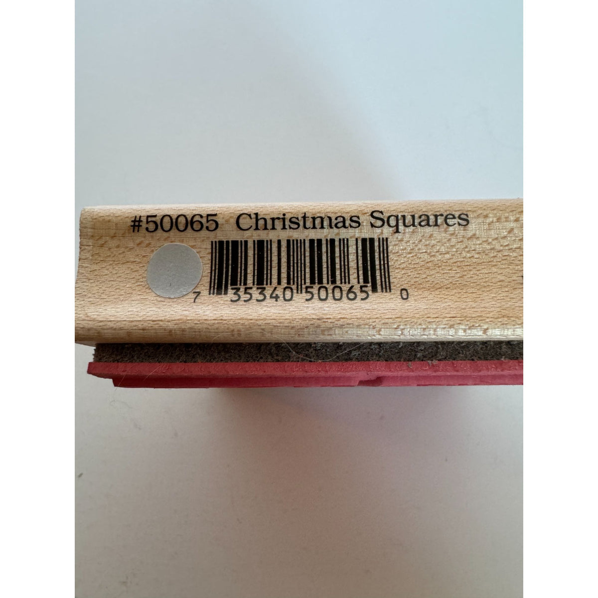 Stamps Happen Rubber Stamp Christmas Squares Seasons Greetings Candy Paula Best