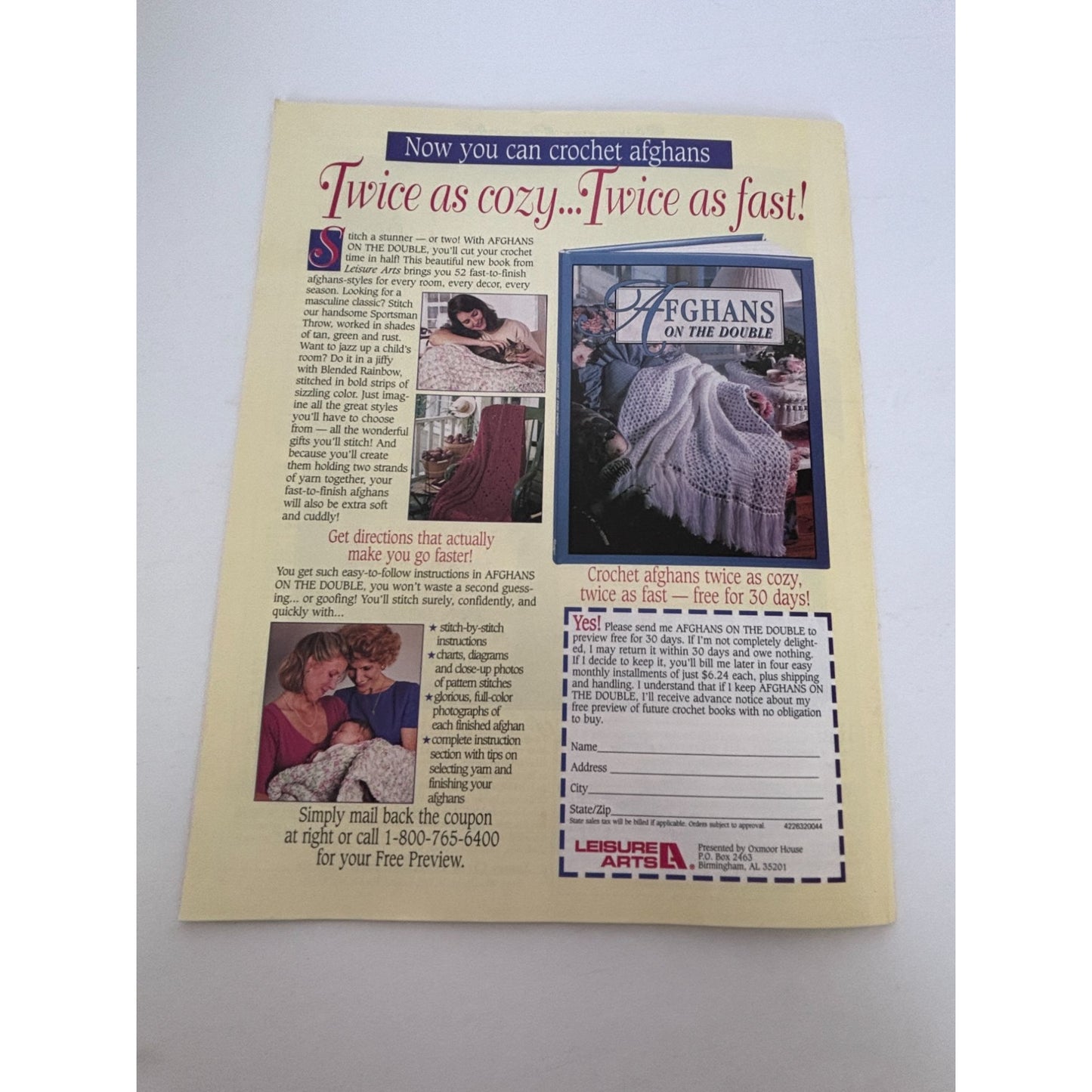 Leisure Arts The Magazine June 1996 Cross Stitch Craft Patterns Projects Cats