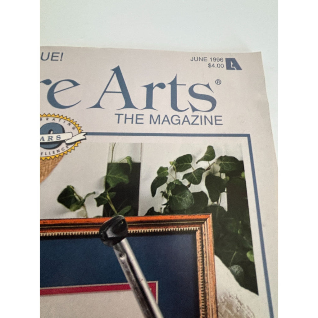 Leisure Arts The Magazine June 1996 Cross Stitch Craft Patterns Projects Cats