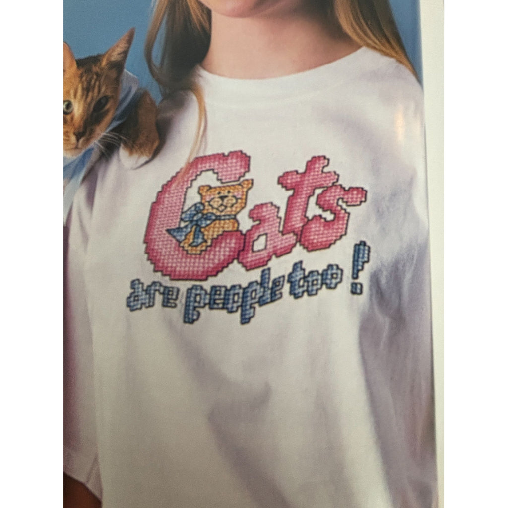 Leisure Arts The Magazine June 1996 Cross Stitch Craft Patterns Projects Cats