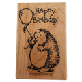 Stampin Up Rubber Stamp Hedgehog Happy Birthday Balloon Card Making Sentiment