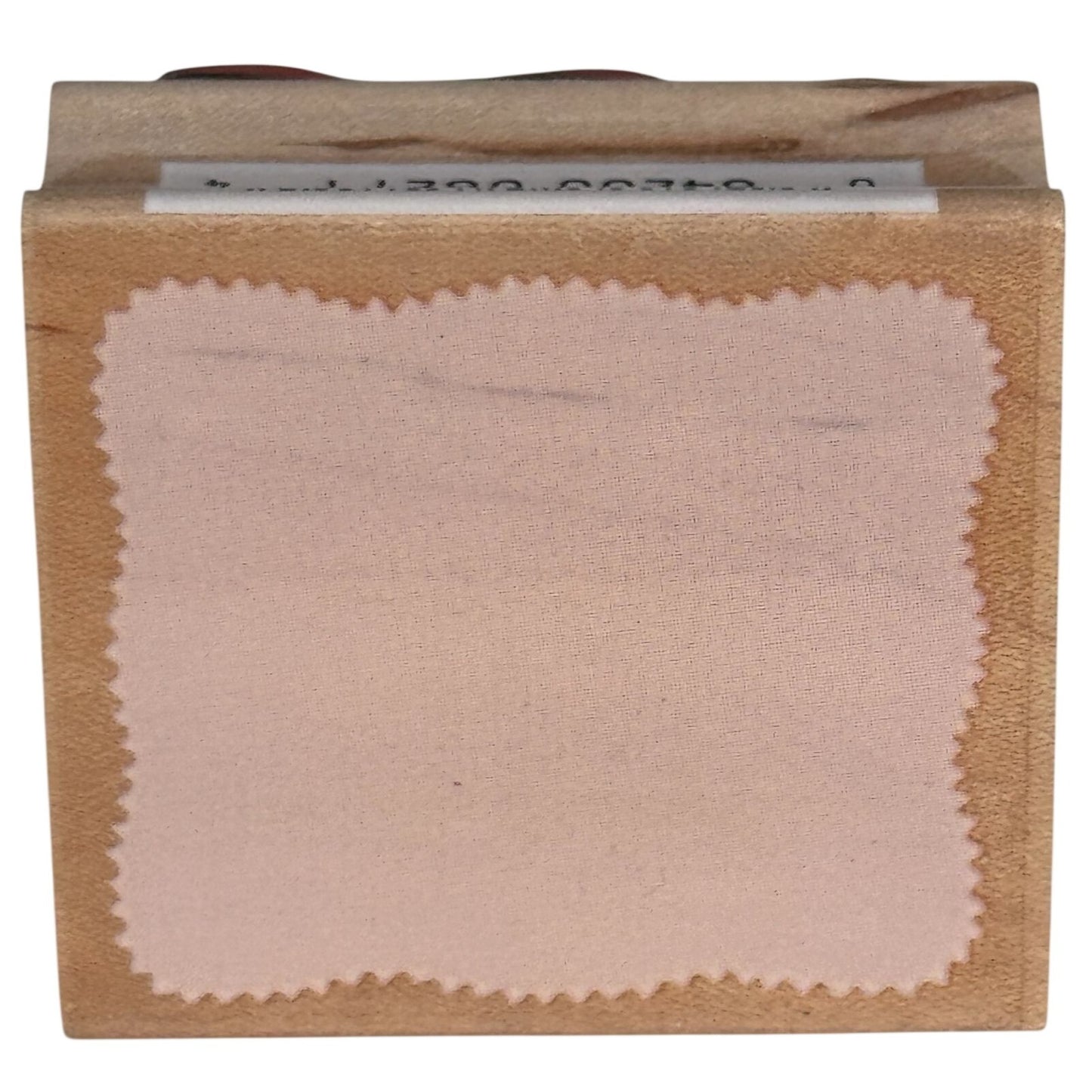 All Night Media Rubber Stamp Scalloped Rectangle Frame Cardmaking Scrapbooking Paper Crafting 827E