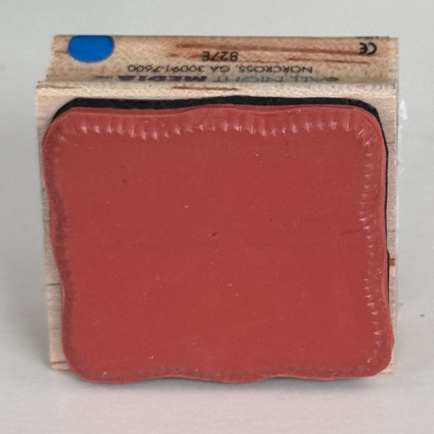 All Night Media Rubber Stamp Scalloped Rectangle Frame Cardmaking Scrapbooking Paper Crafting 827E
