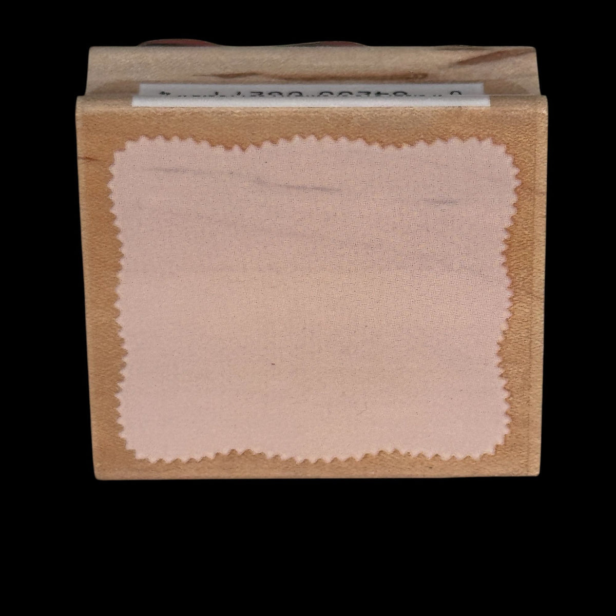 All Night Media Rubber Stamp Scalloped Rectangle Frame Cardmaking Scrapbooking Paper Crafting 827E