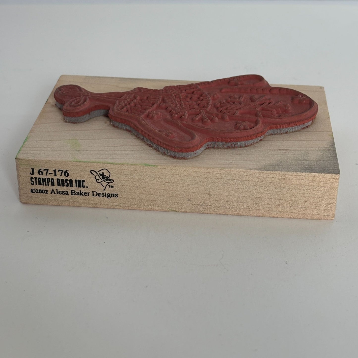 Stampa Rosa Rubber Stamp Snowflake Mittens Winter Holiday Christmas Card Making