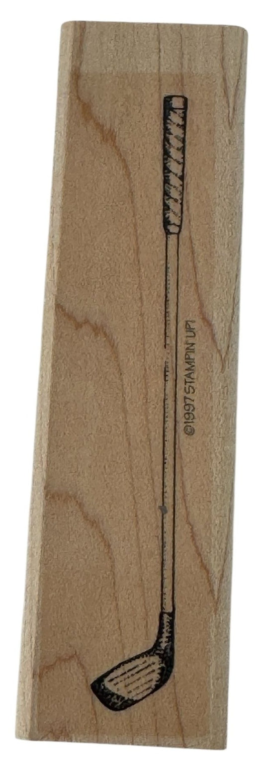 Stampin Up Rubber Stamp Golf Club Fathers Day Card Making Dad Sports Paper Craft