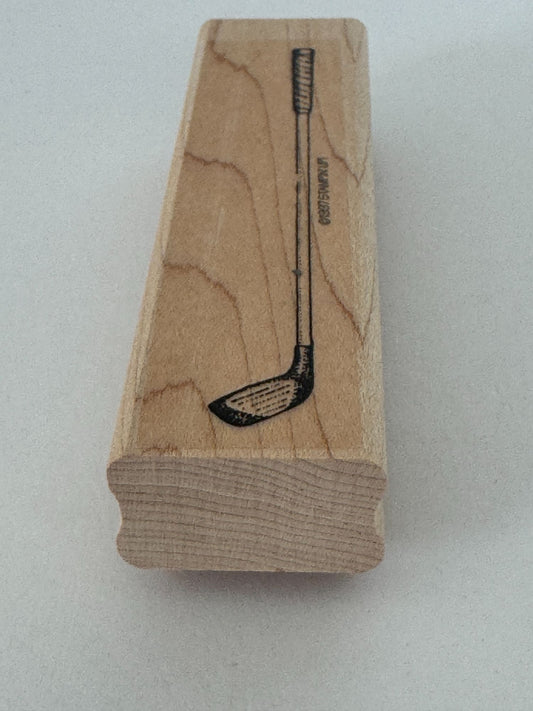 Stampin Up Rubber Stamp Golf Club Fathers Day Card Making Dad Sports Paper Craft