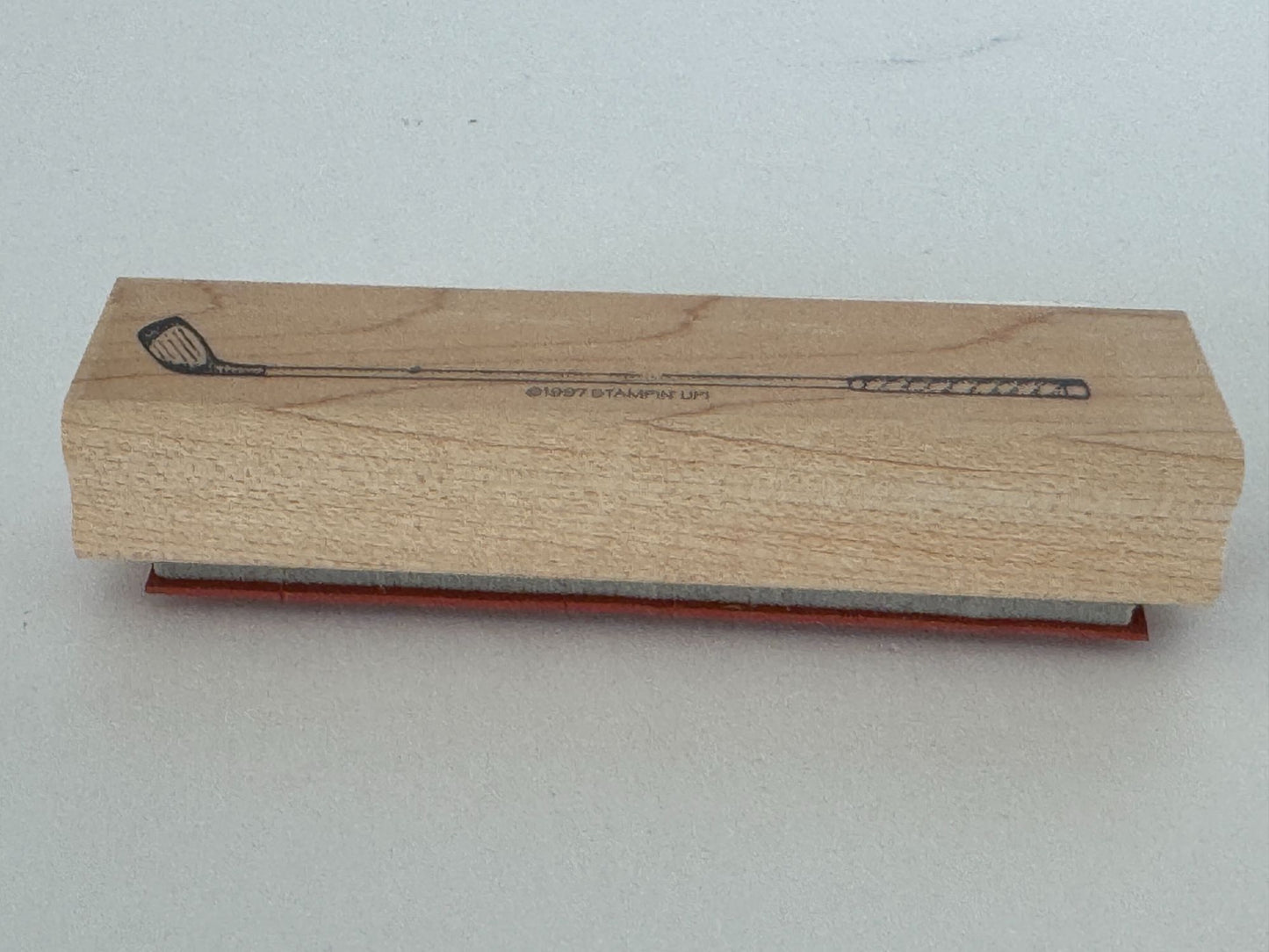 Stampin Up Rubber Stamp Golf Club Fathers Day Card Making Dad Sports Paper Craft