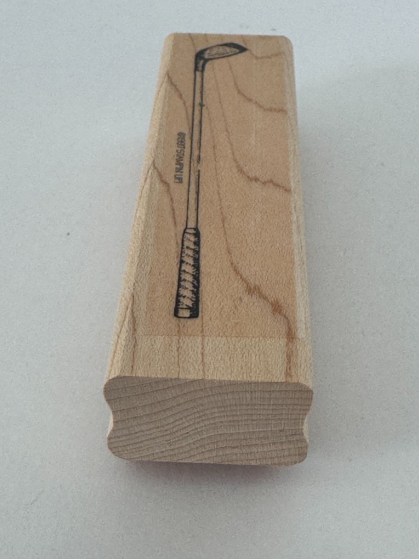 Stampin Up Rubber Stamp Golf Club Fathers Day Card Making Dad Sports Paper Craft