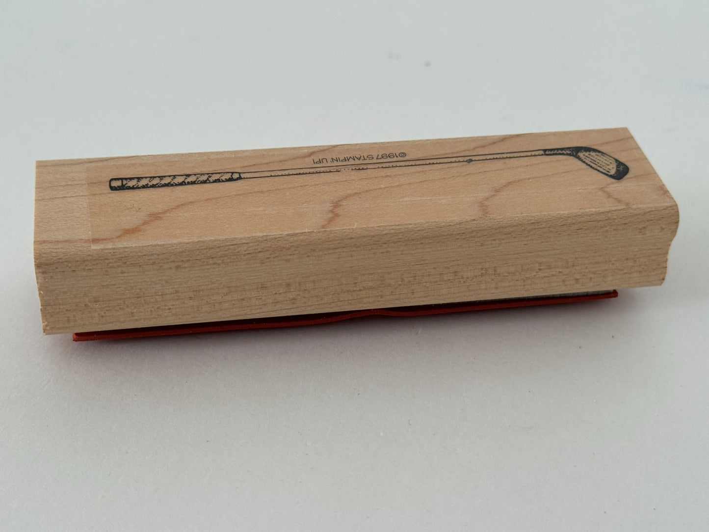 Stampin Up Rubber Stamp Golf Club Fathers Day Card Making Dad Sports Paper Craft