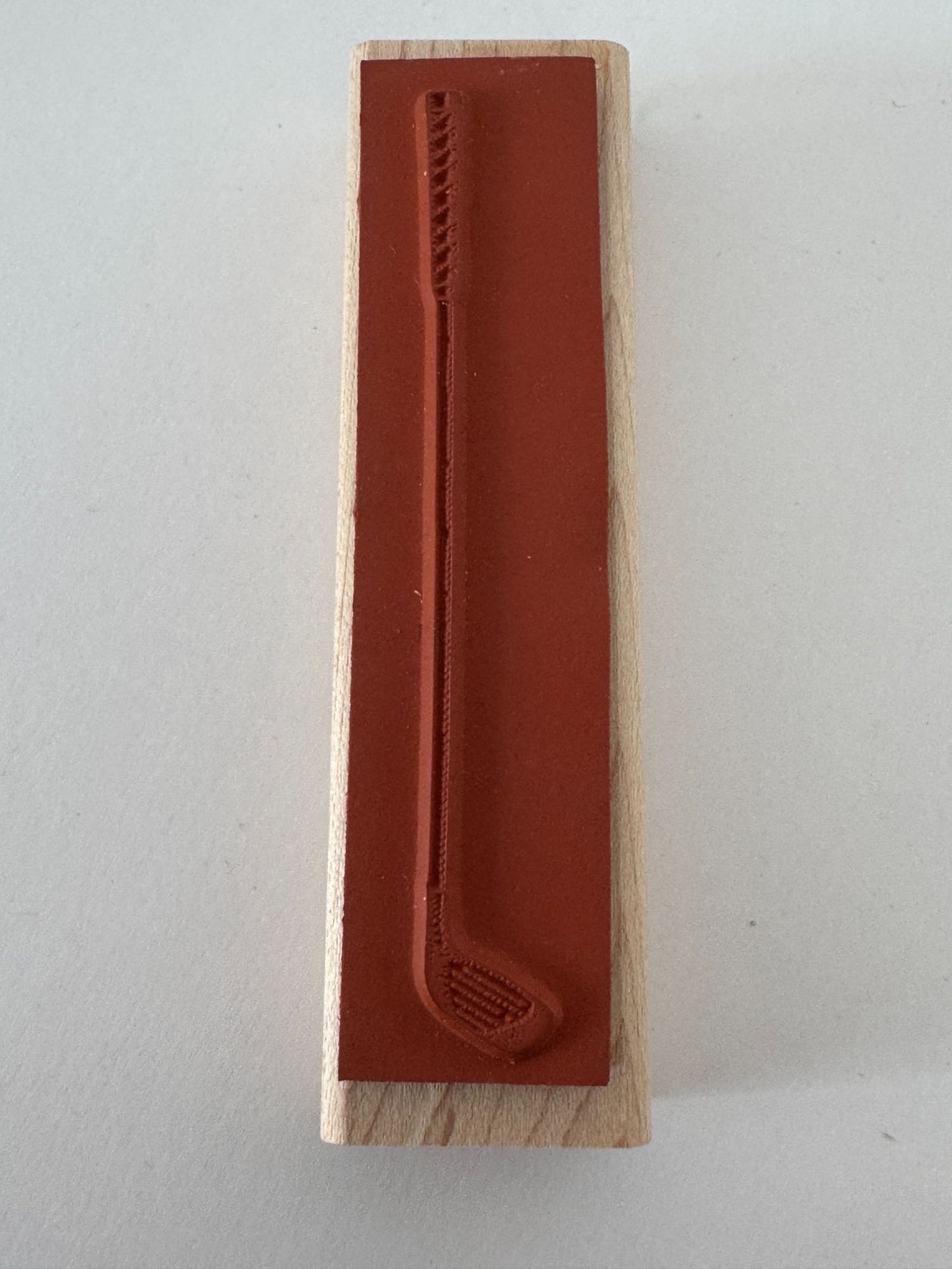 Stampin Up Rubber Stamp Golf Club Fathers Day Card Making Dad Sports Paper Craft