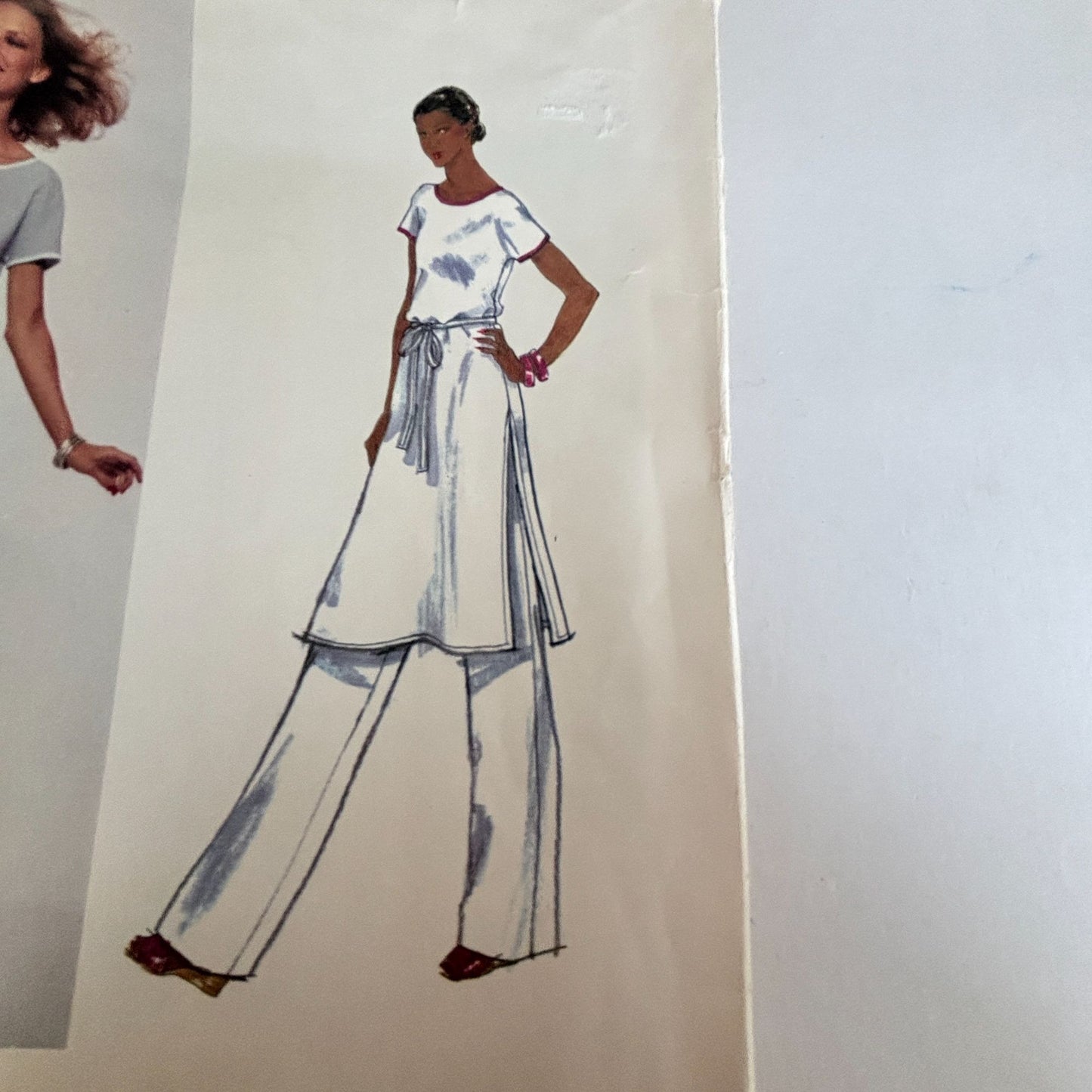 Vogue Sewing Pattern 1682 Designer Jerry Silverman Tunic Skirt Pants 1970s 12 Uncut Vintage