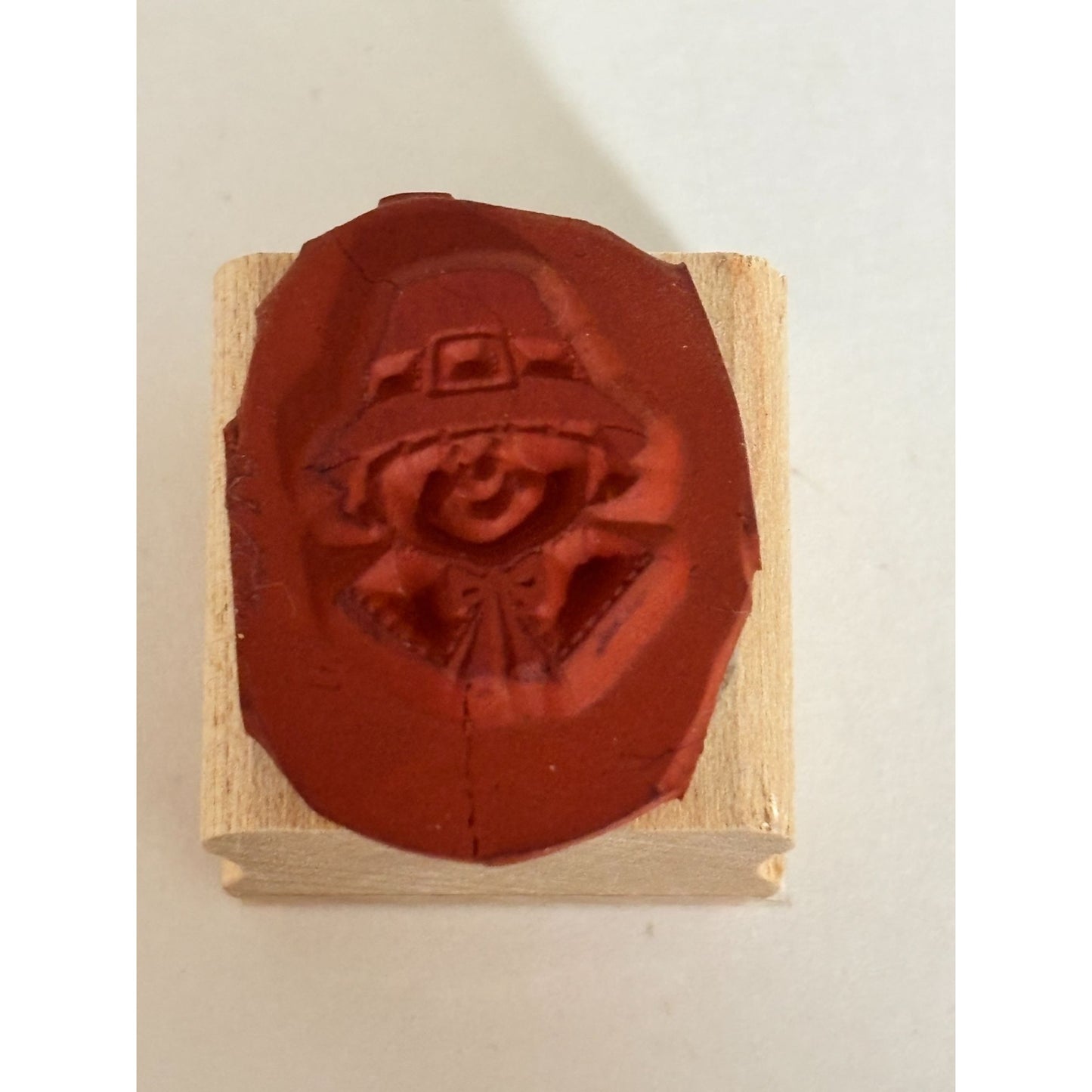 Stampin Up Rubber Stamp Pilgrim Thanksgiving Card Making Scrapbook Craft Fall