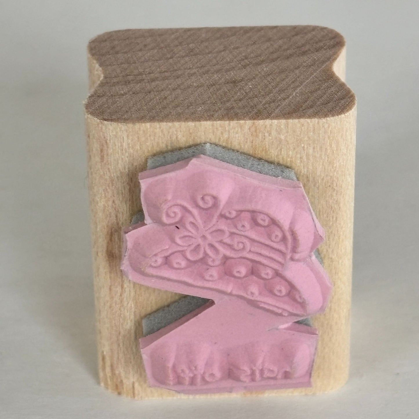 Stampin Up Rubber Stamp Hats Off Hat Fashion Mini Small Wood Mounted Cardmaking Congratulations