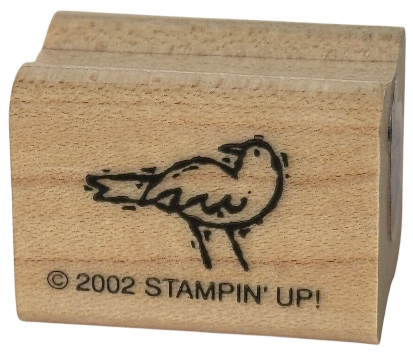 Stampin Up Rubber Stamp Bird Card Making Wood Mounted Nature Scene Maker Craft