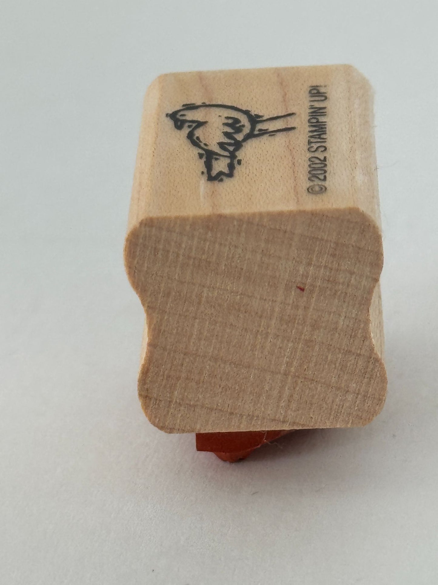 Stampin Up Rubber Stamp Bird Card Making Wood Mounted Nature Scene Maker Craft
